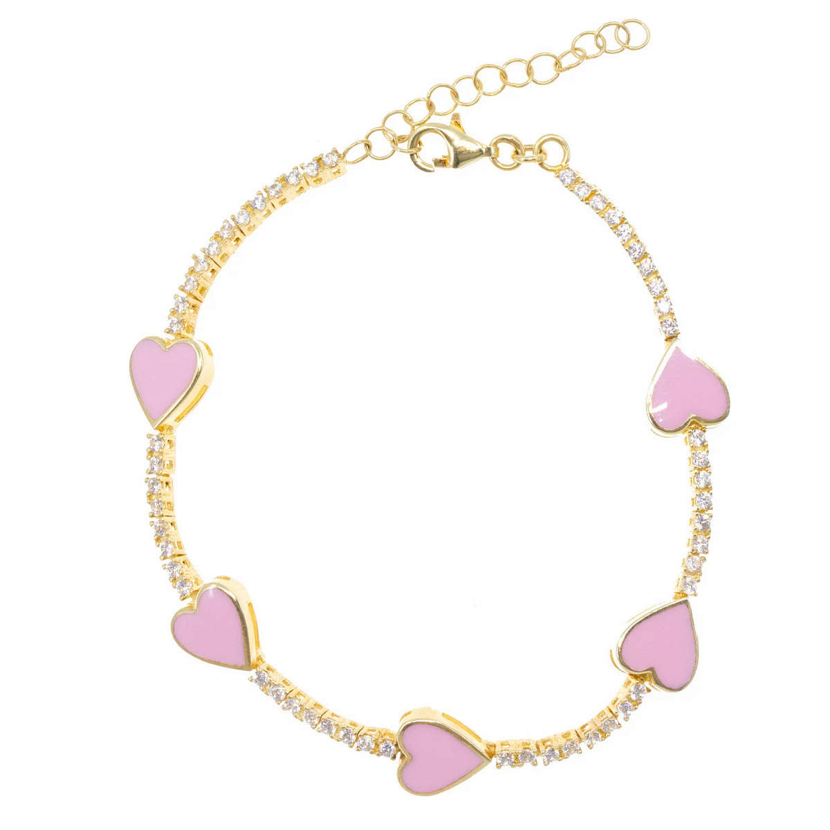 Love After Love Bracelet in Pink