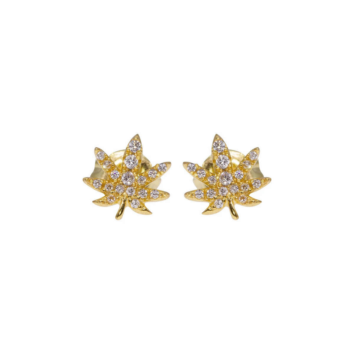 MJ Mini Stud in Crystal Clear