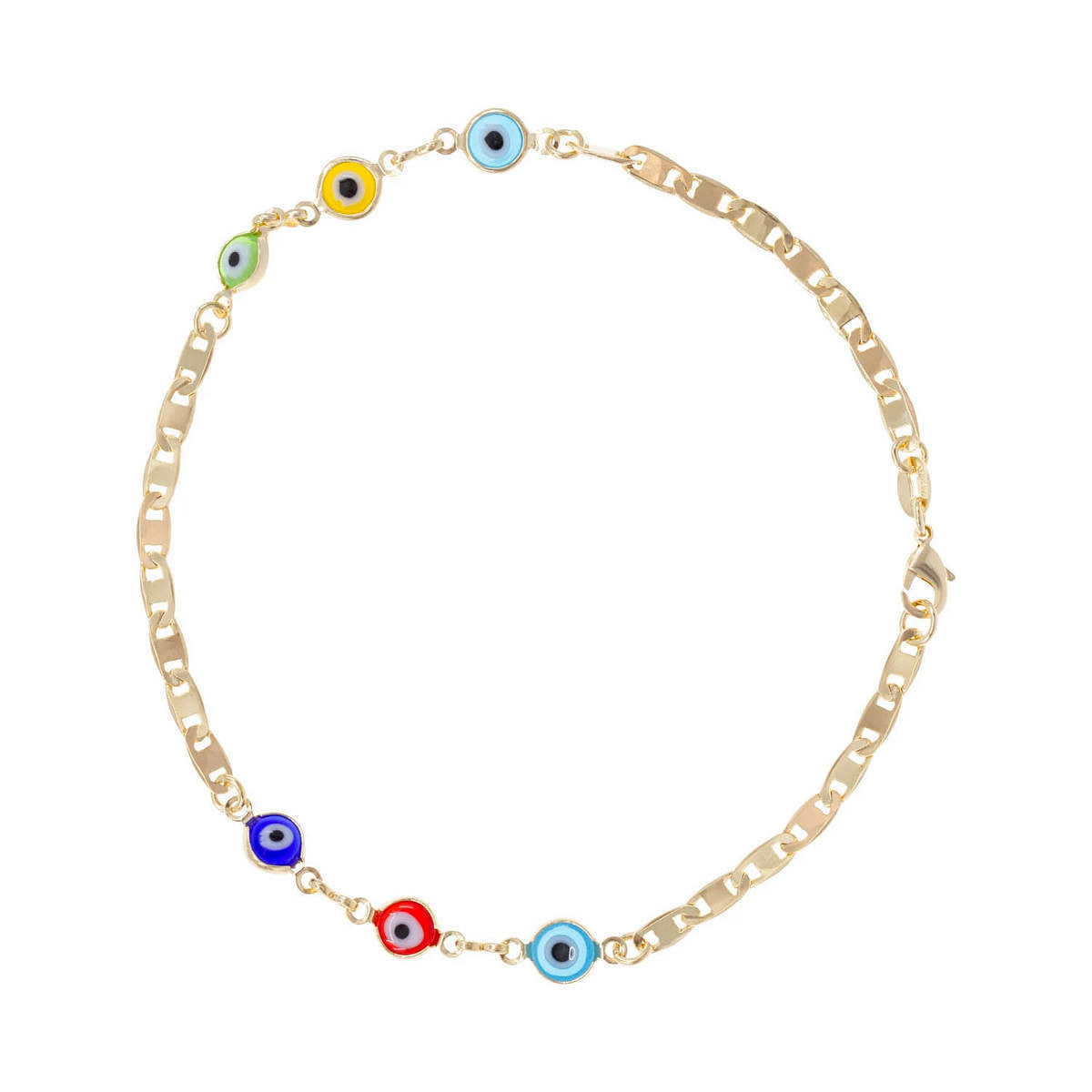 Double Vision Evil Eye Anklet