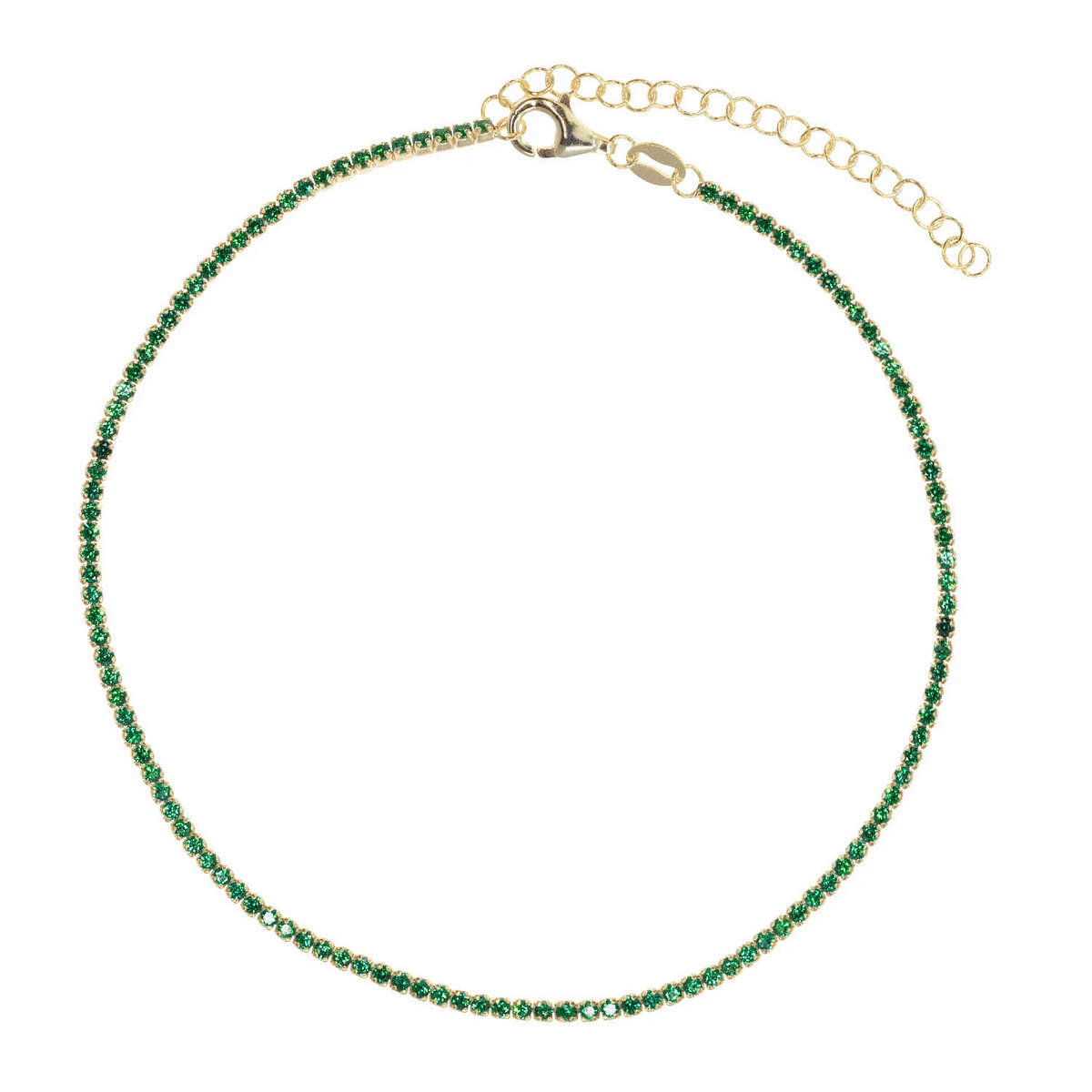 Emerald anklet best sale