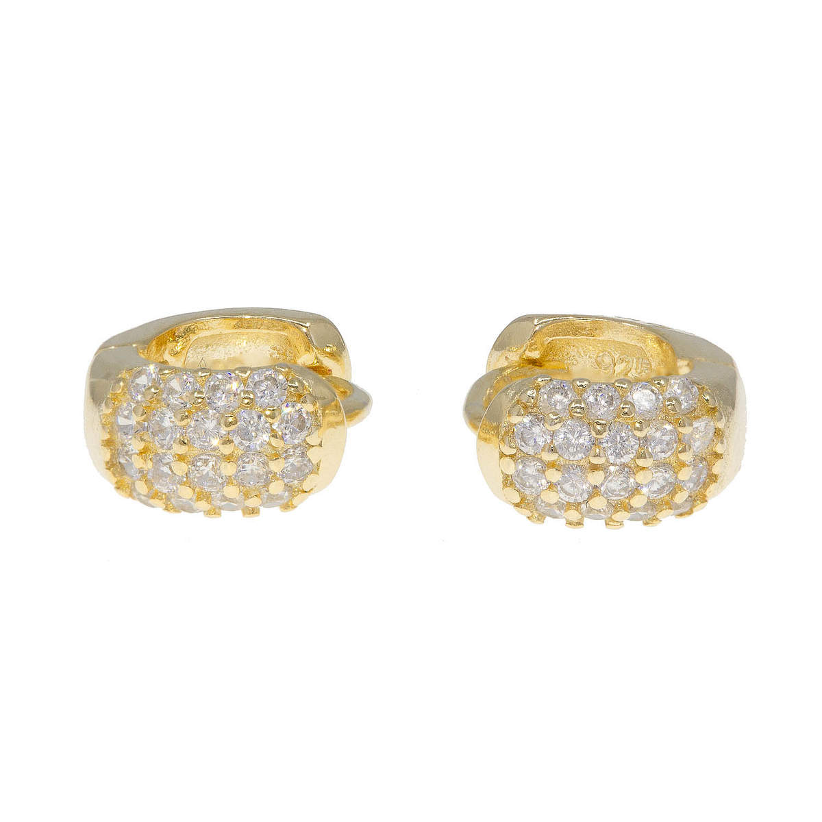 Micro Hoop Pavé Huggie