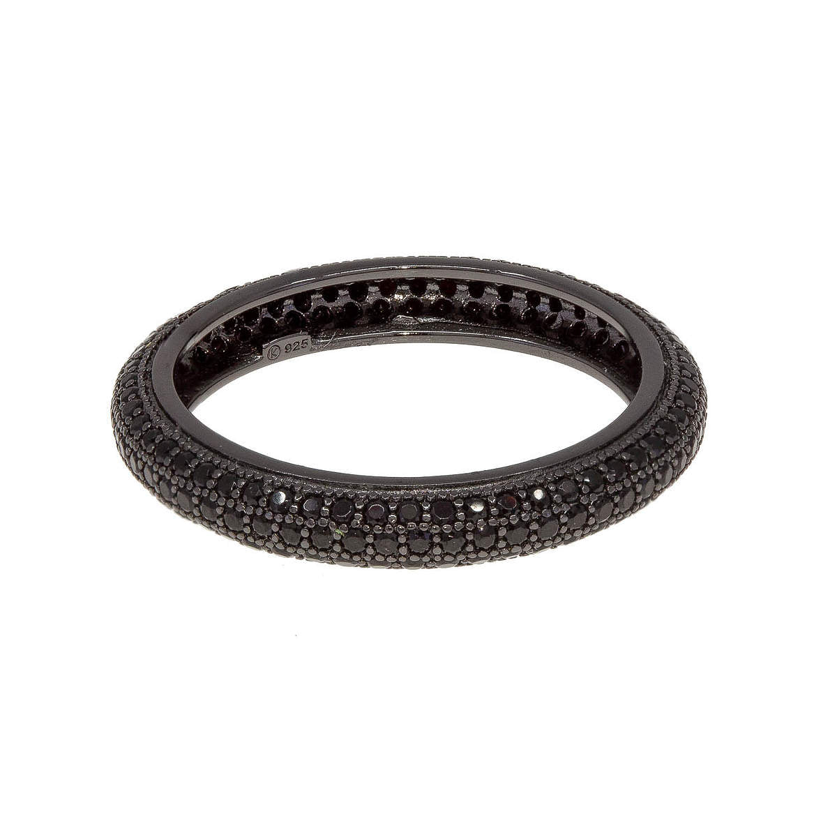 Midnight Infinity Pavé Ring