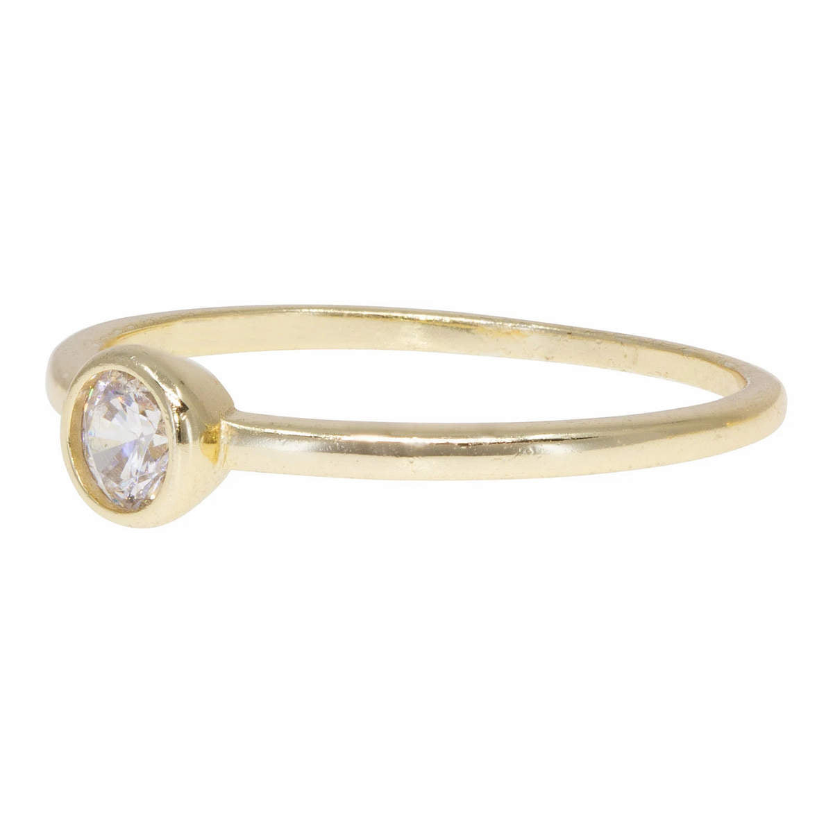 Solitaire Crystal Ring