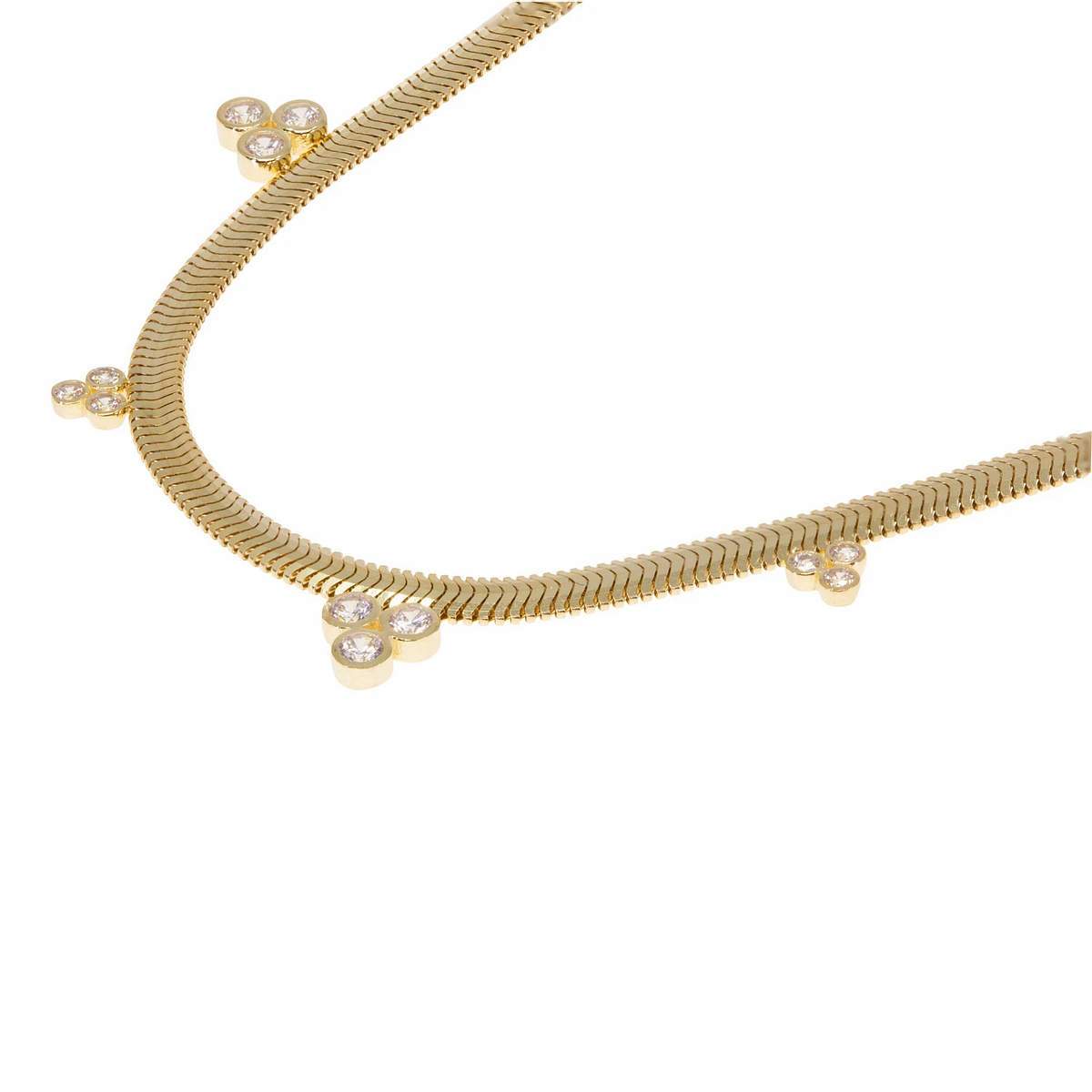 Crystal Dewdrop Bib Necklace