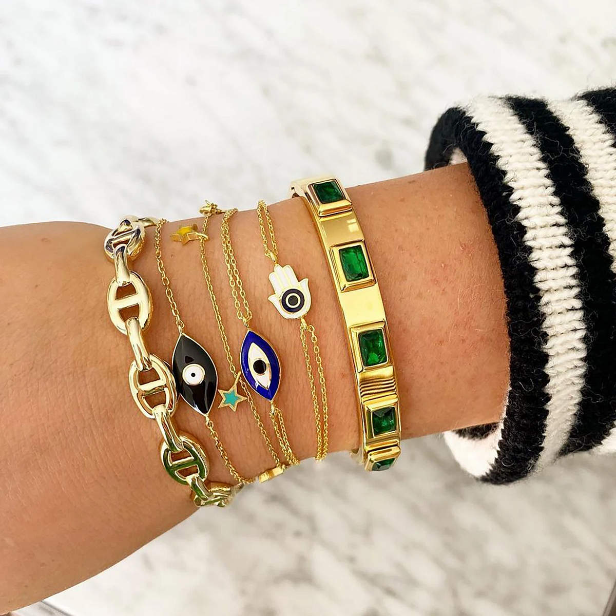 Indigo Evil Eye Bracelet