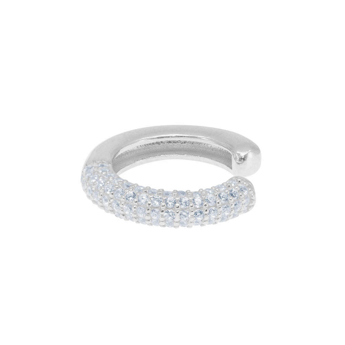 Illuminator Ear Cuff in Crystal Clear