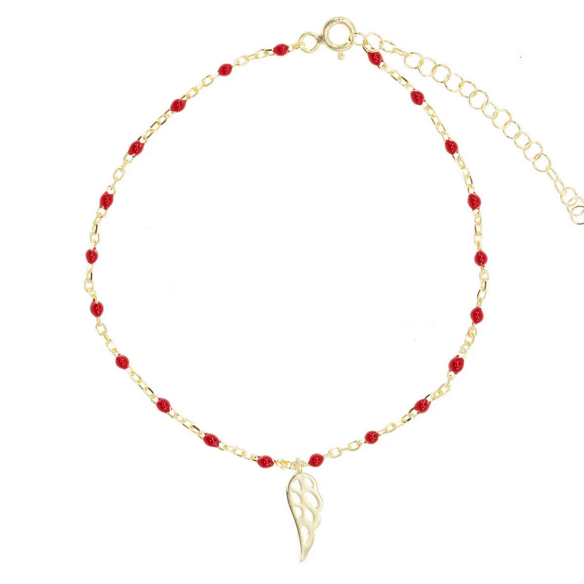 Mercury Rising Anklet in Red