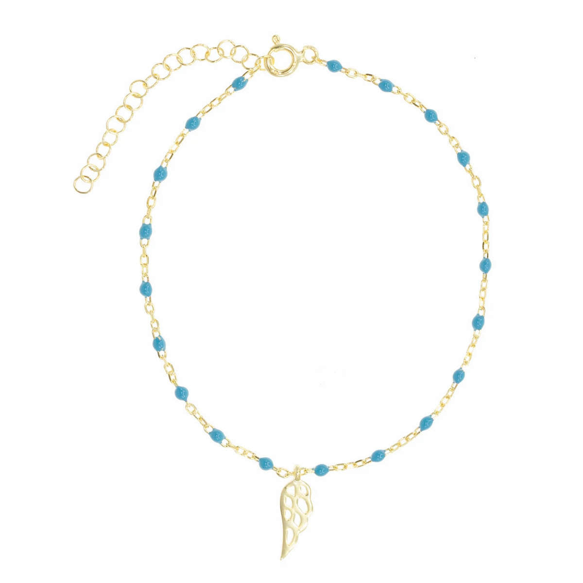 Mercury Rising Anklet in Sky Blue