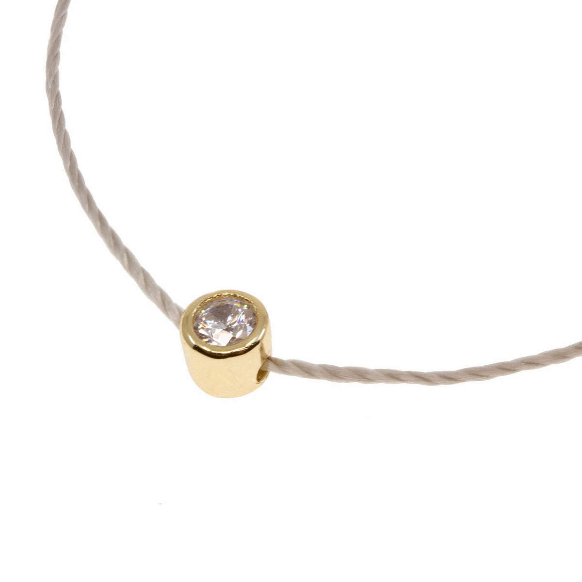 Girl Next Door Crystal Bracelet in Dove