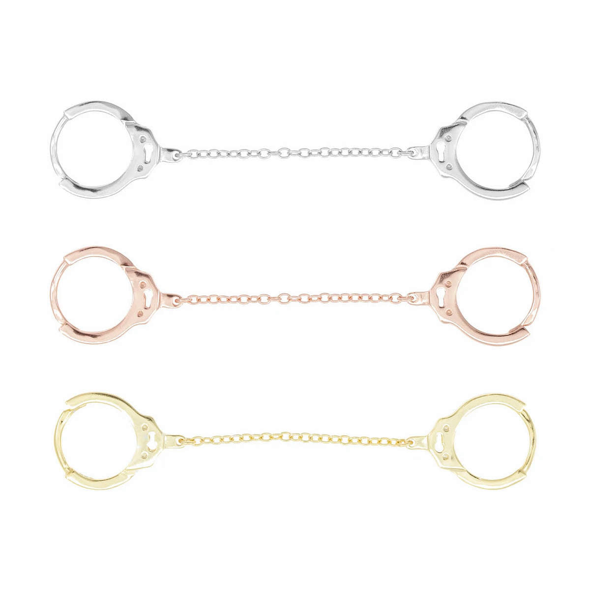 Cuffed Double Hoops