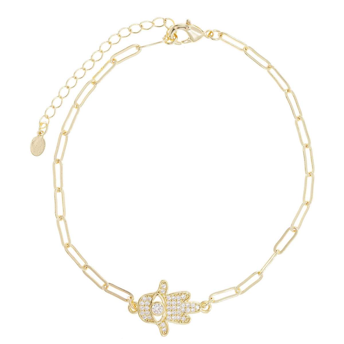 Hypnotic Hamsa Anklet