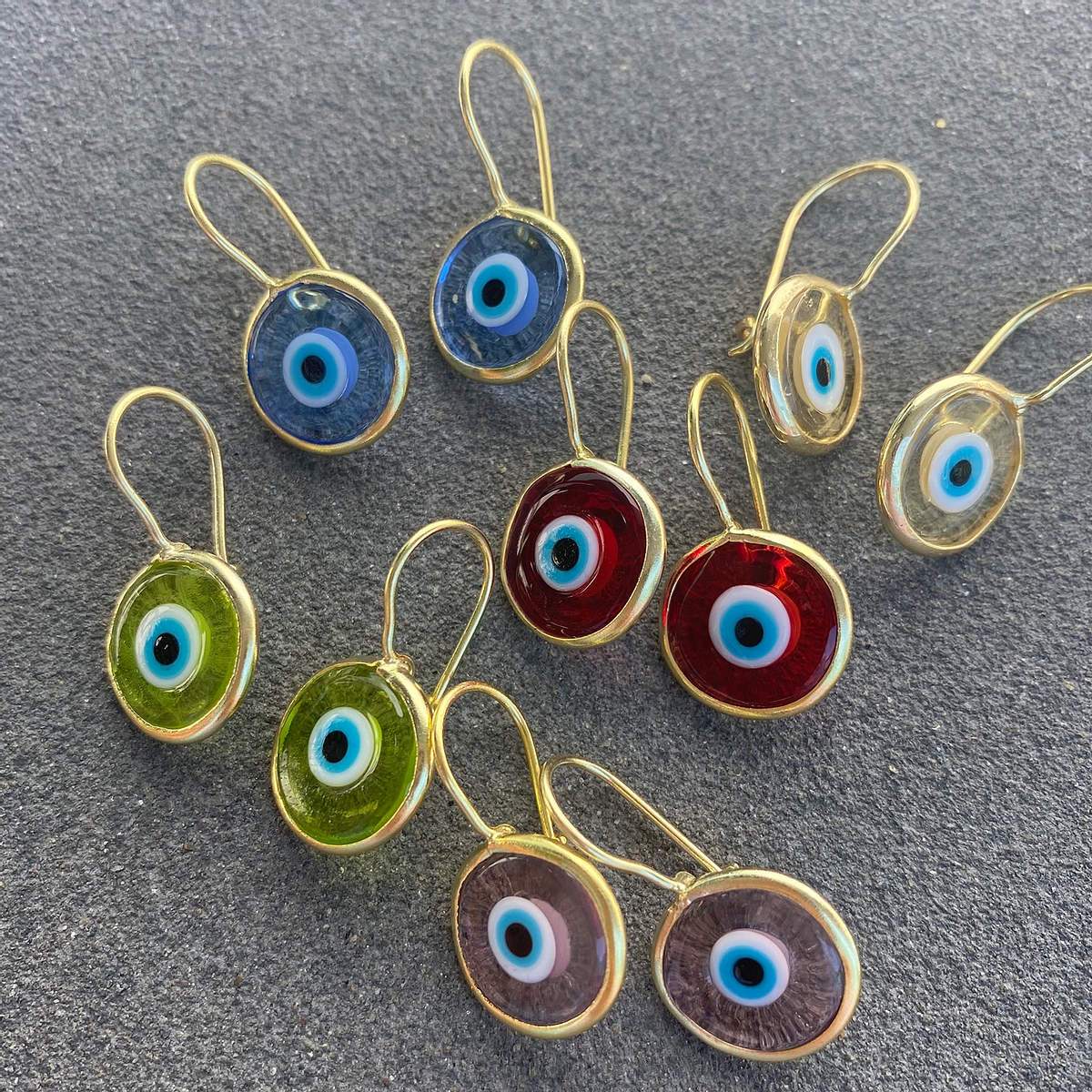 Antique Evil Eye Earrings