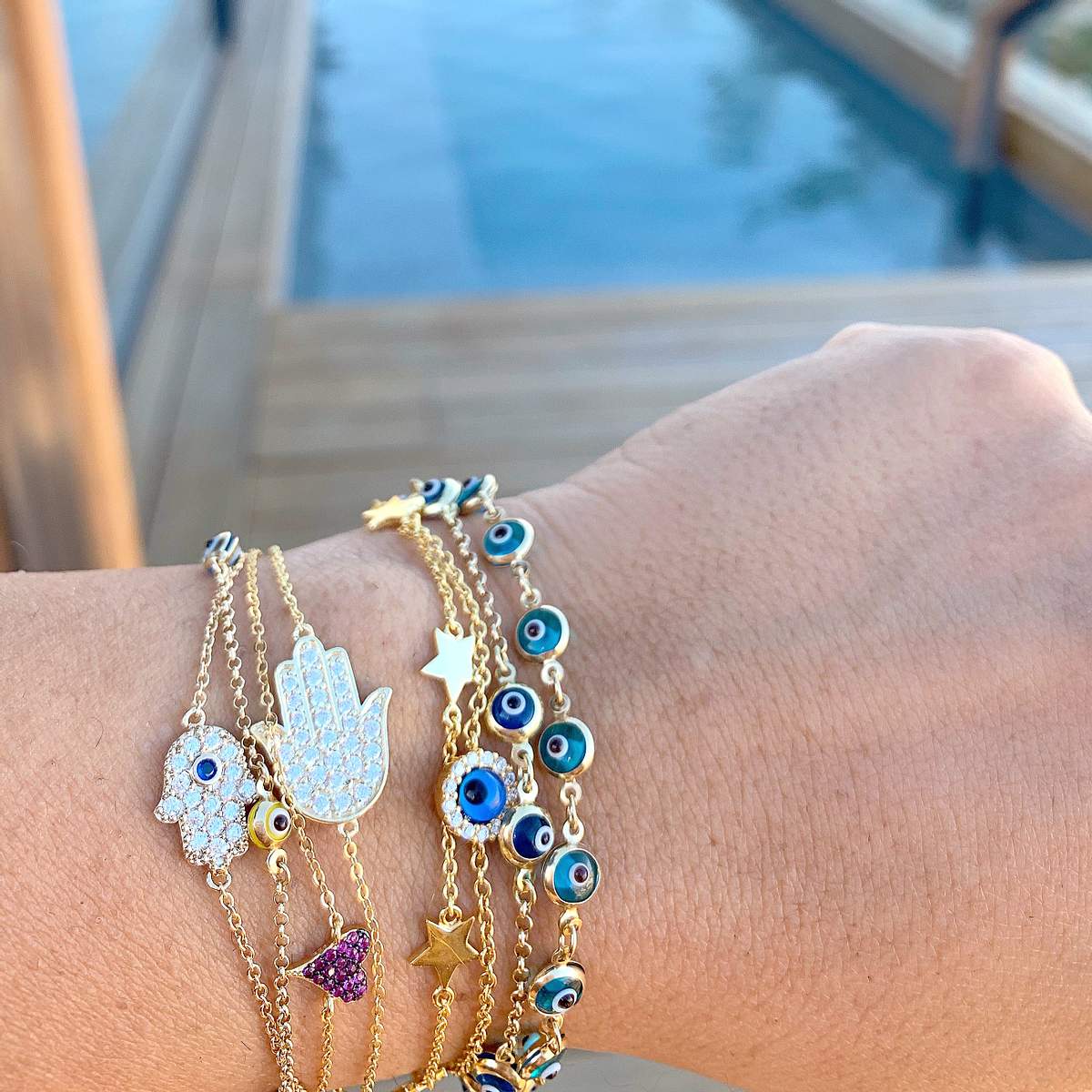 Tiny Evil Eye Bracelet