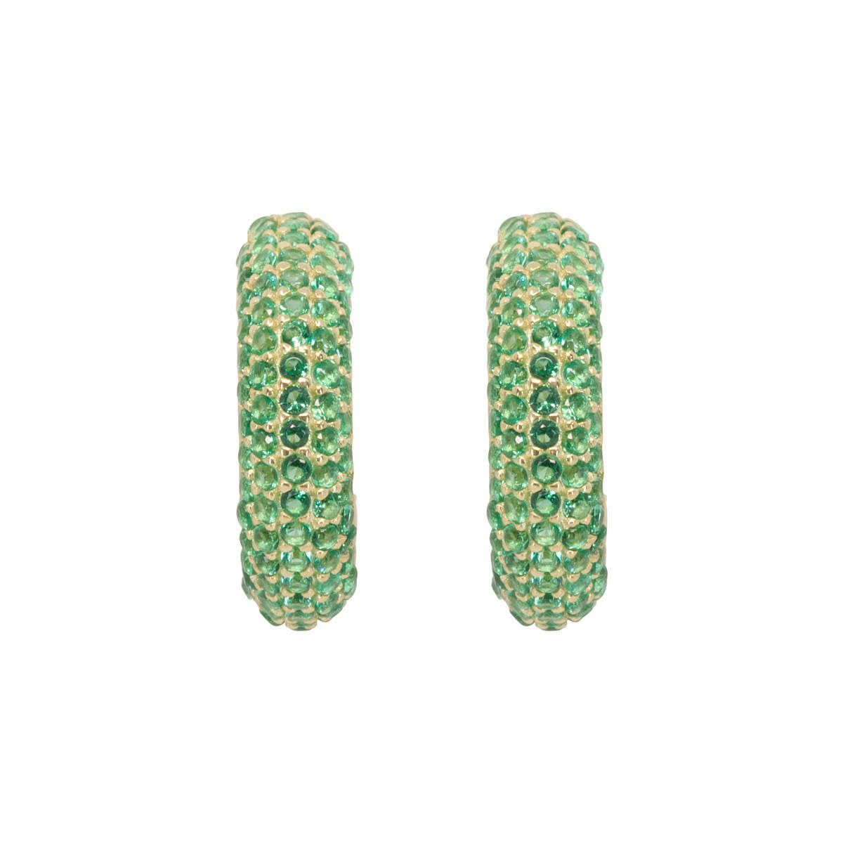 Green Global Hoops