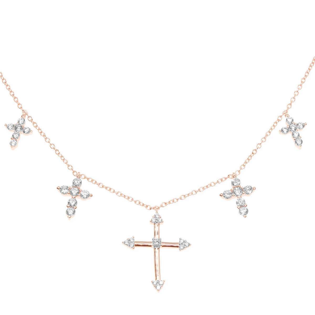 5 Cross Necklace