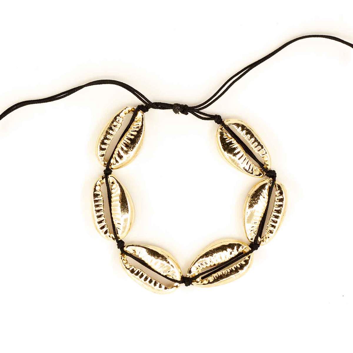 Golden Puka Shell Bracelet