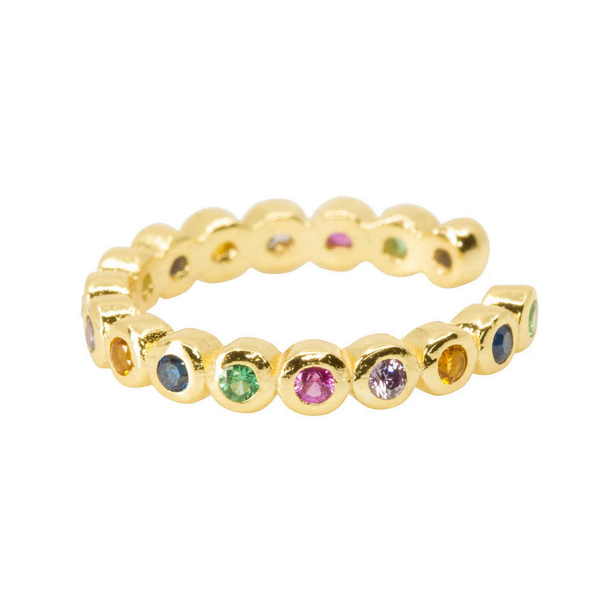 Halo Ear Cuff in Rainbow
