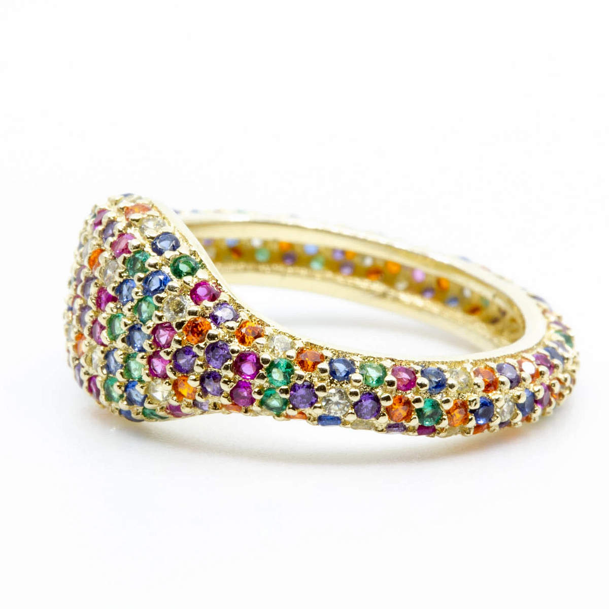 Rainbow Signet Ring