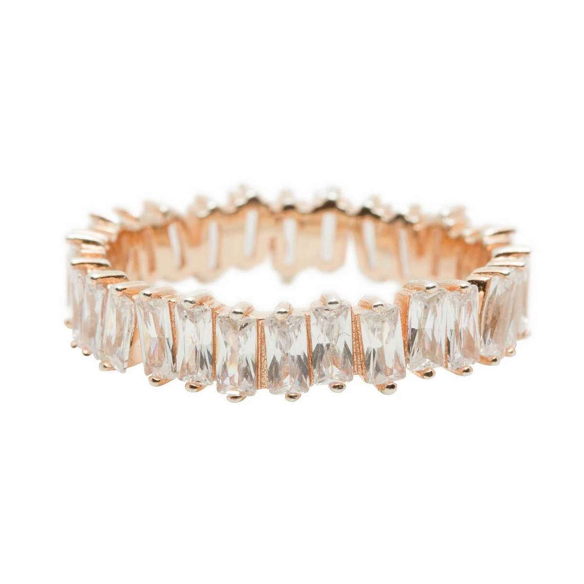 Crystal Baguette Ring