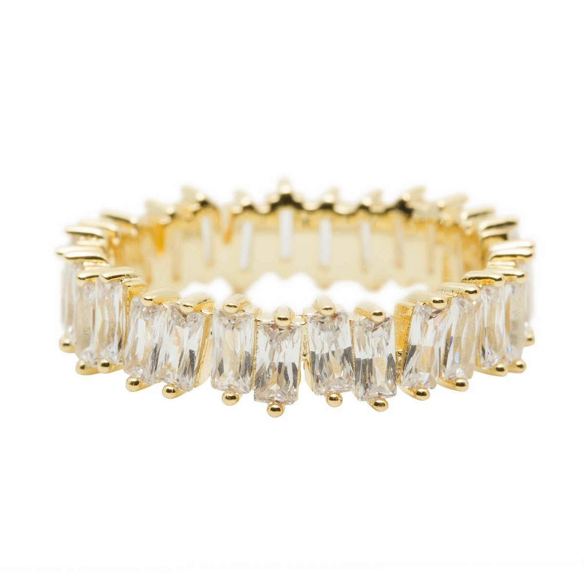 Crystal Baguette Ring