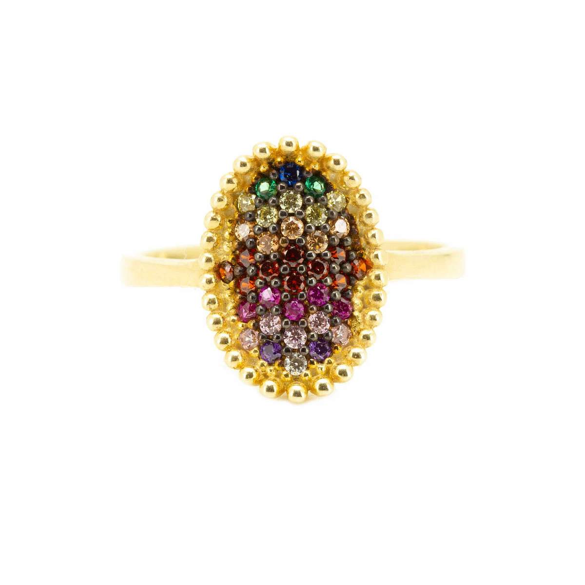 Rainbow hotsell pave ring