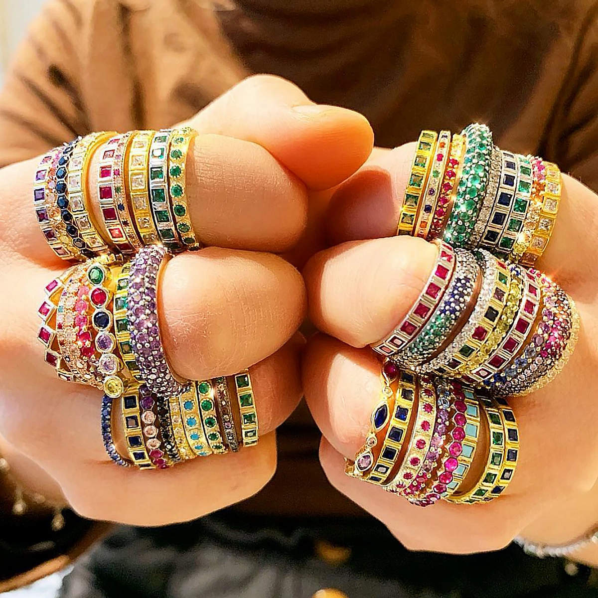 Square Band in Rainbow