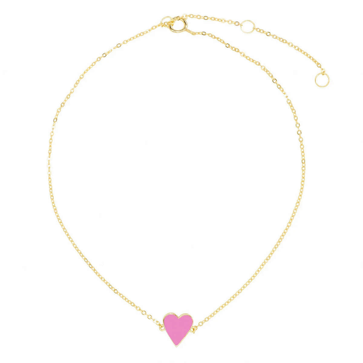 One Love Anklet in Pink