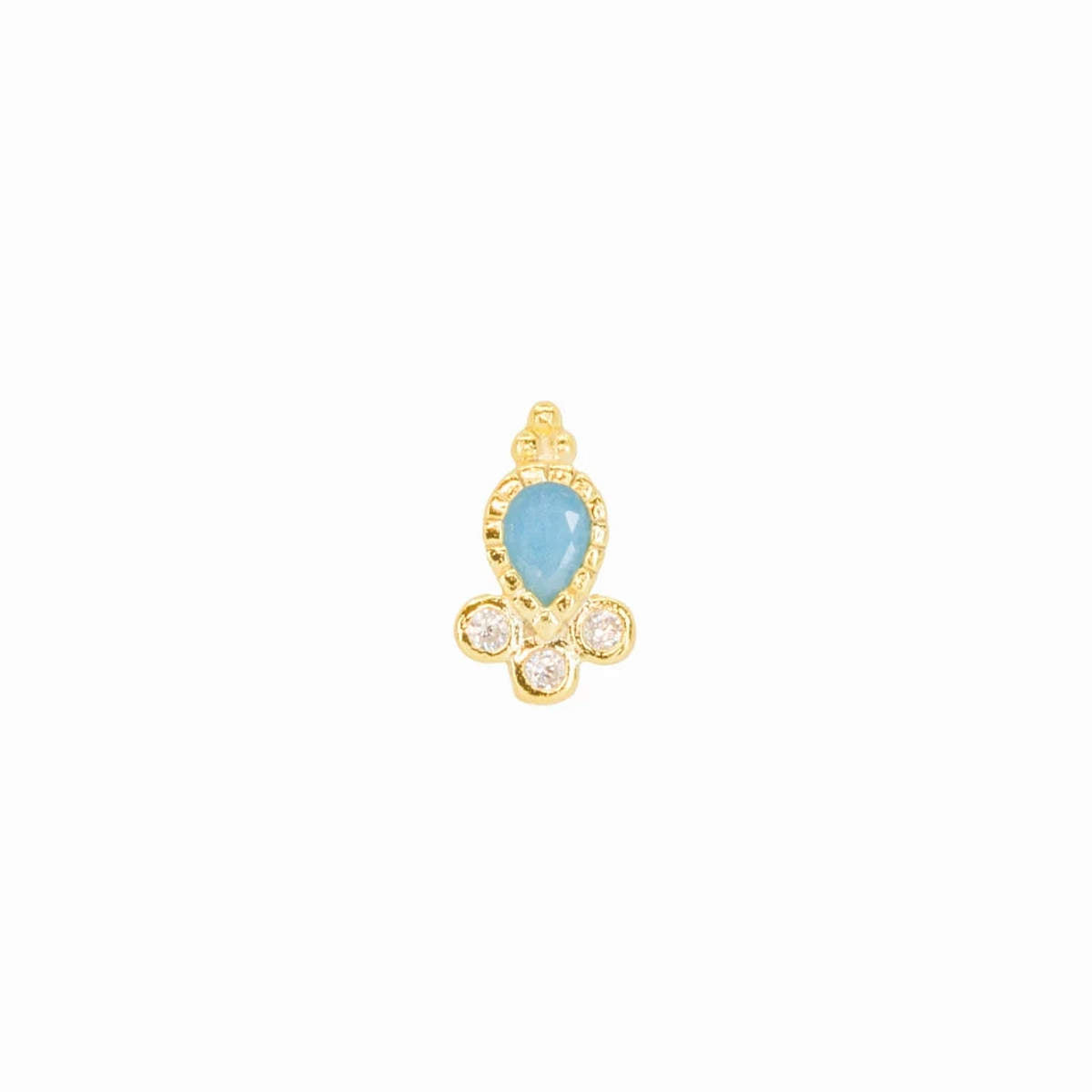 Turquoise Gladiator Stud