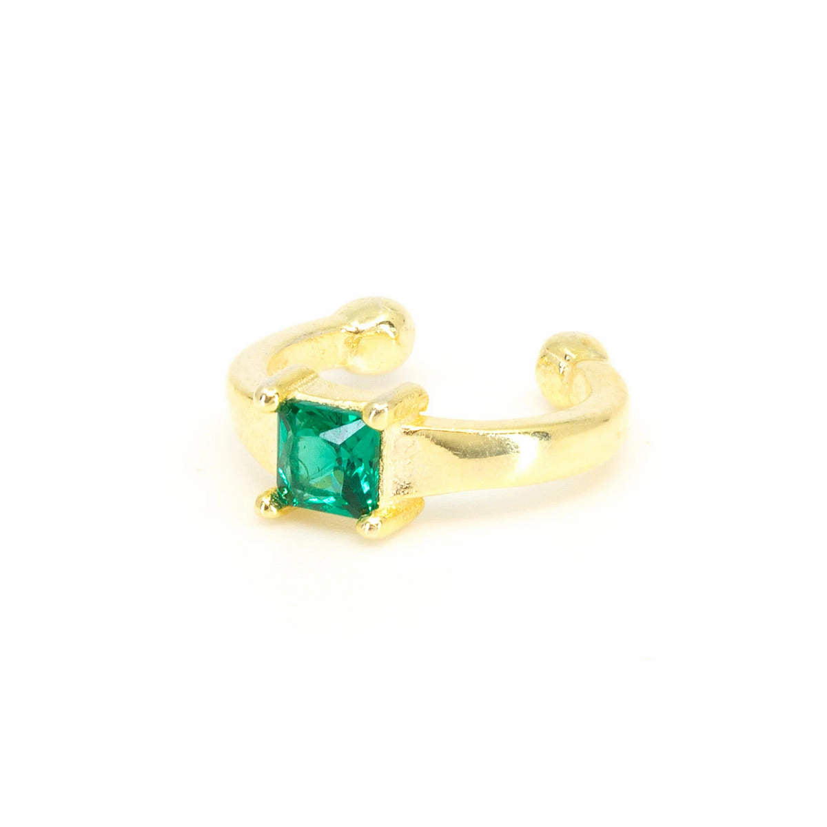 Emerald Ear Cuff