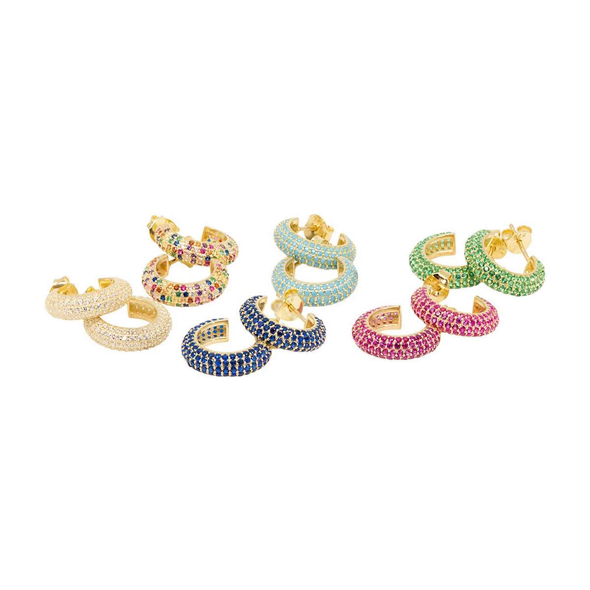 Clear Global Hoops