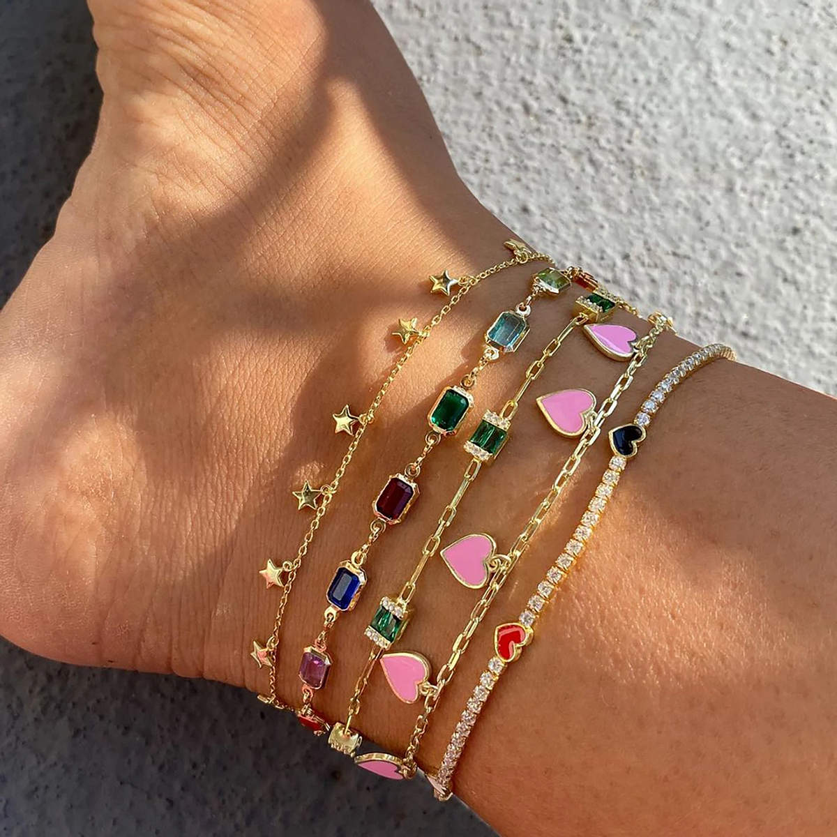 The Esmeralda Anklet