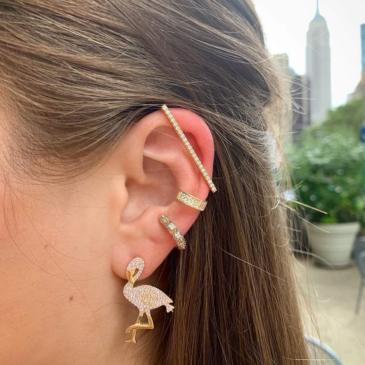Mini Pave Ear Cuff