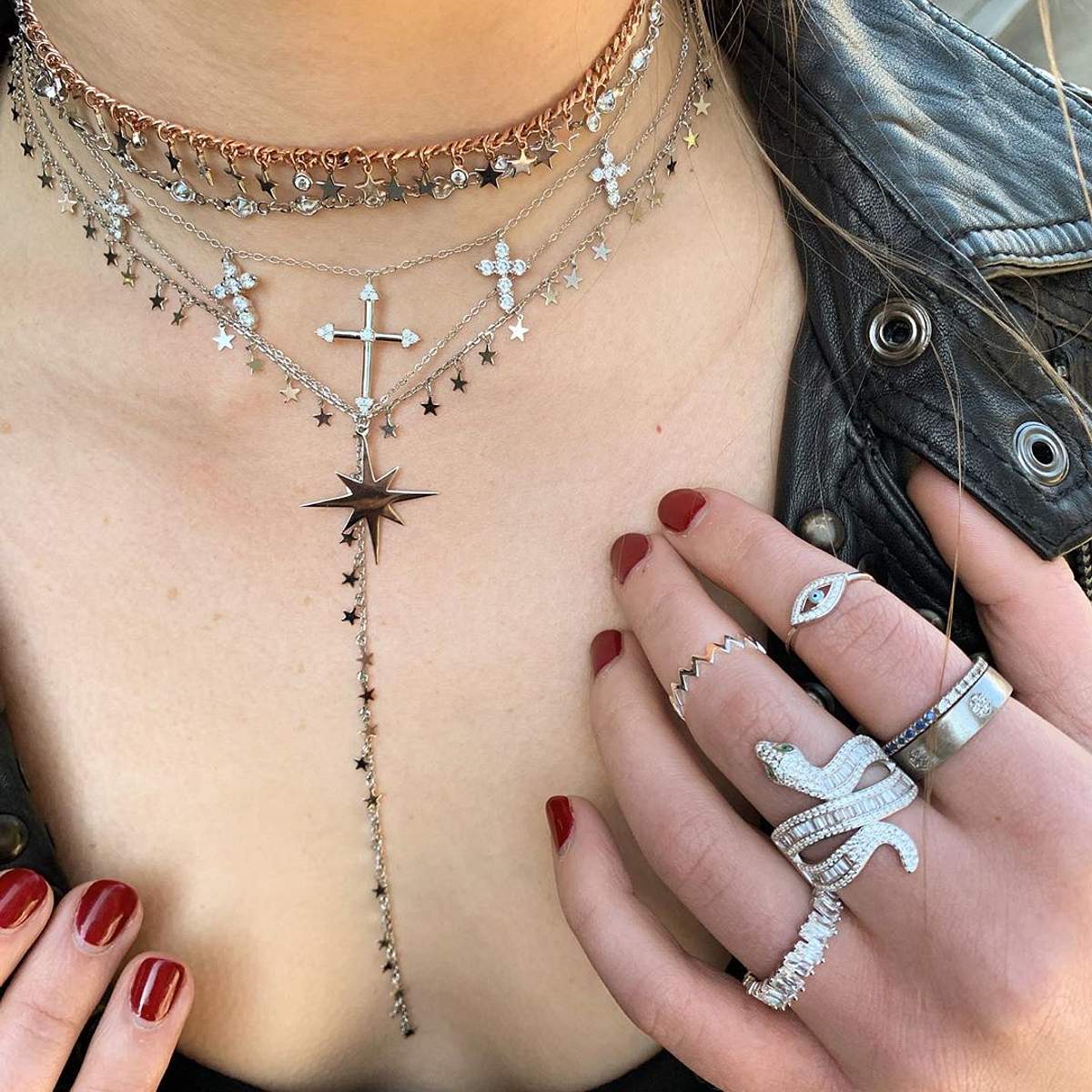 5 Cross Necklace
