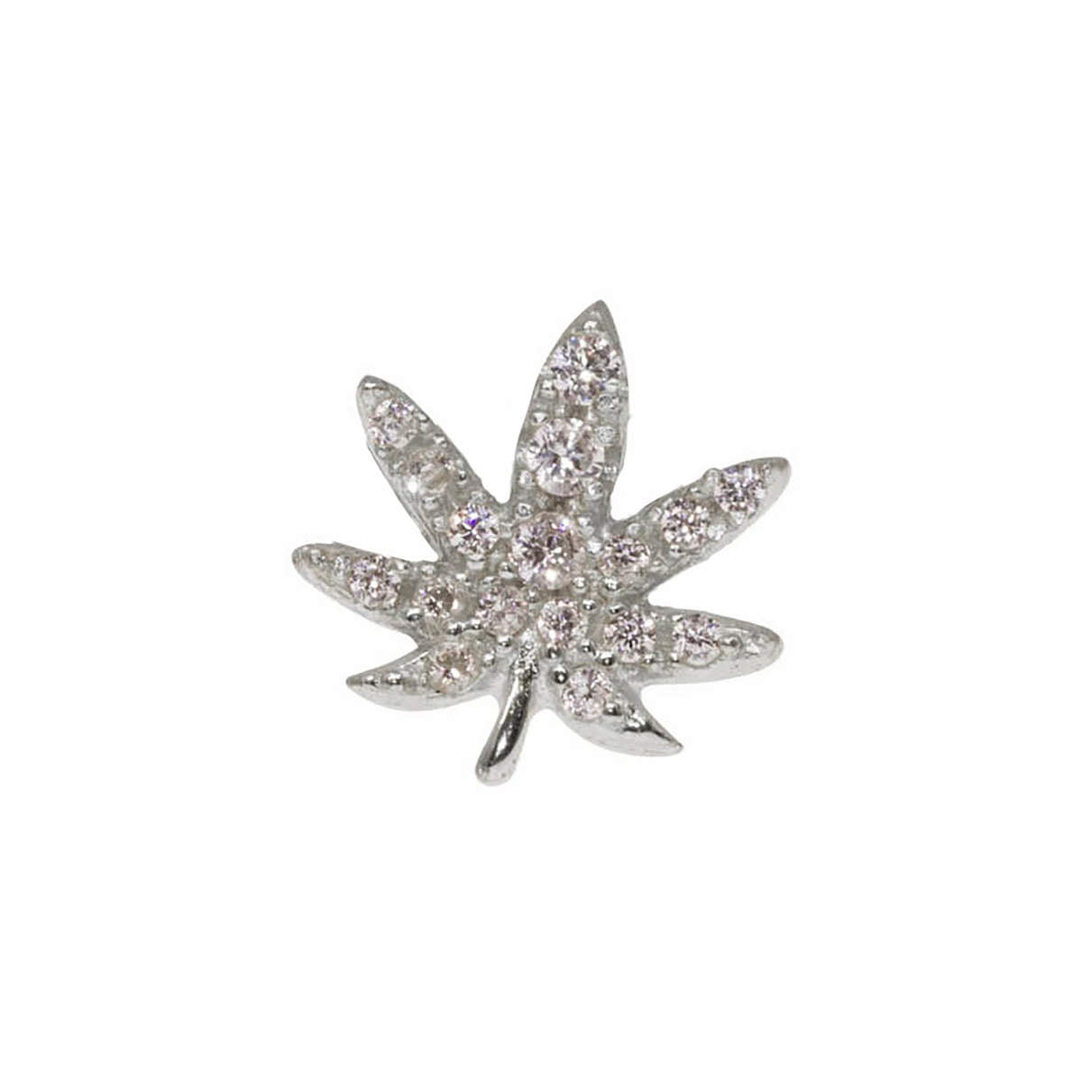 MJ Mini Stud in Crystal Clear