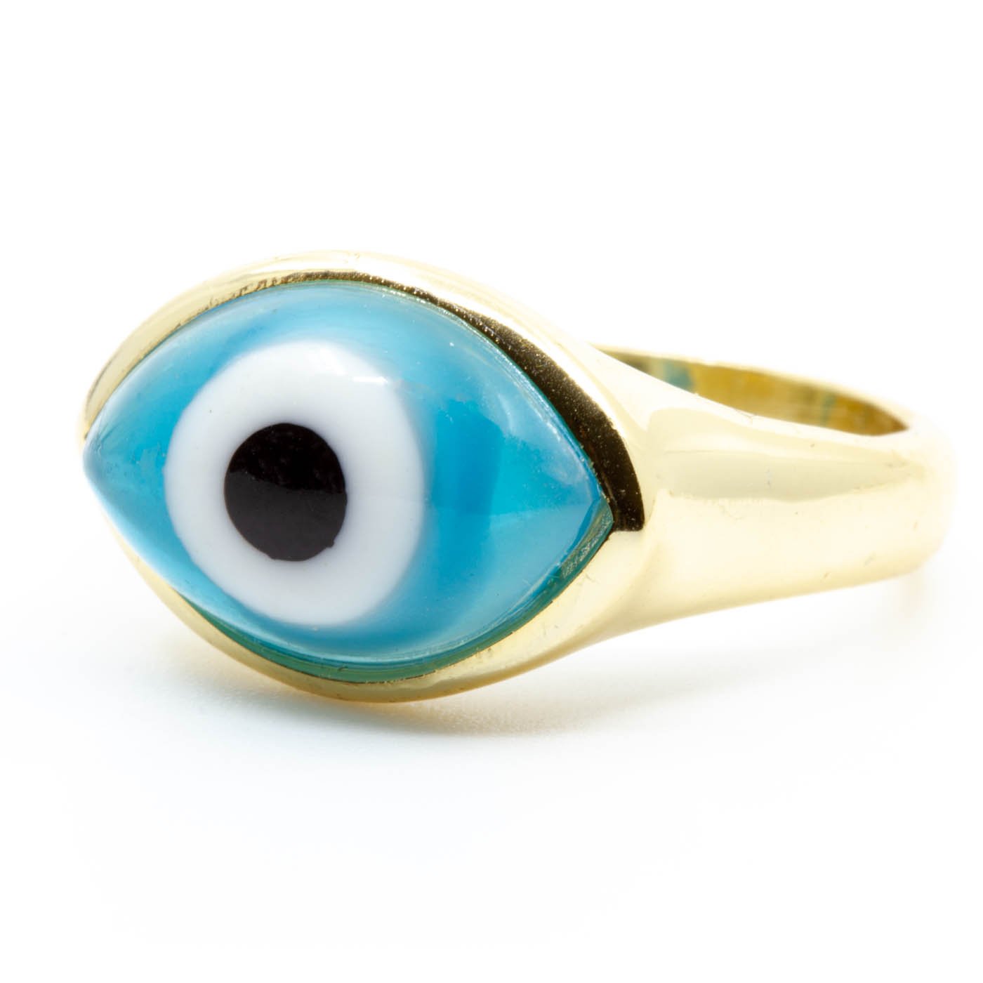 Blue evil hot sale eye ring