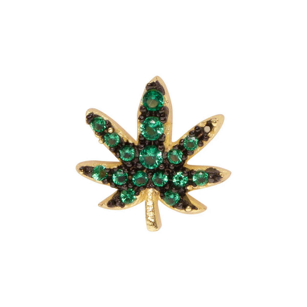 MJ Mini Stud in Emerald