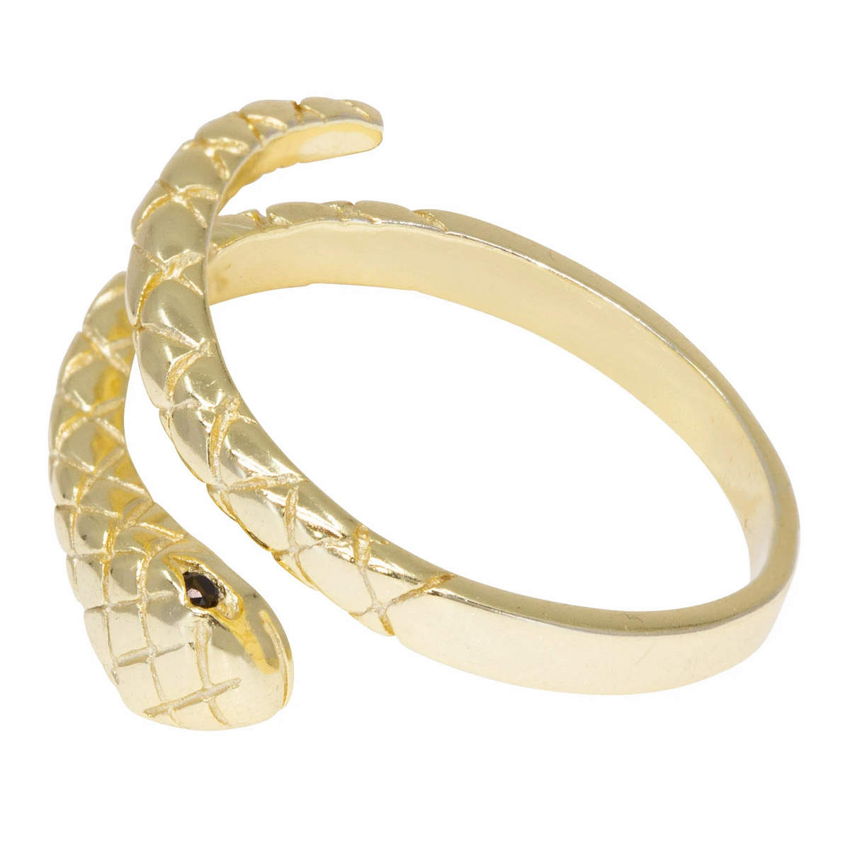 Serpent Spiral Ring