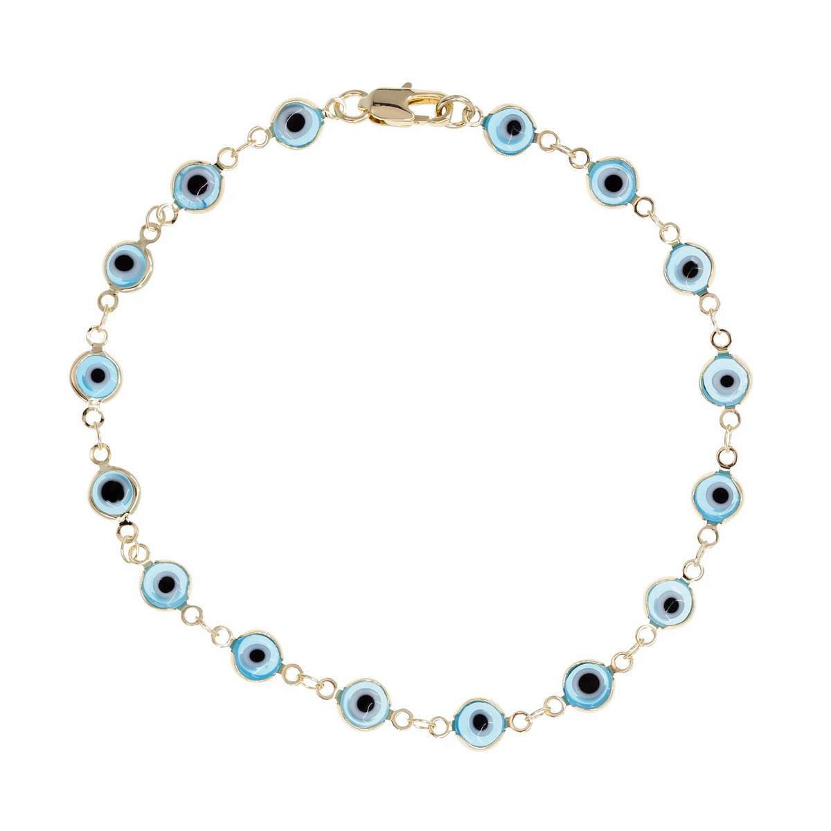 Lapis Lazuli Evil Eye Bracelet Set | Asana Crystal Shop