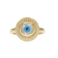 Clearest Sight Turquoise Evil Eye Ring