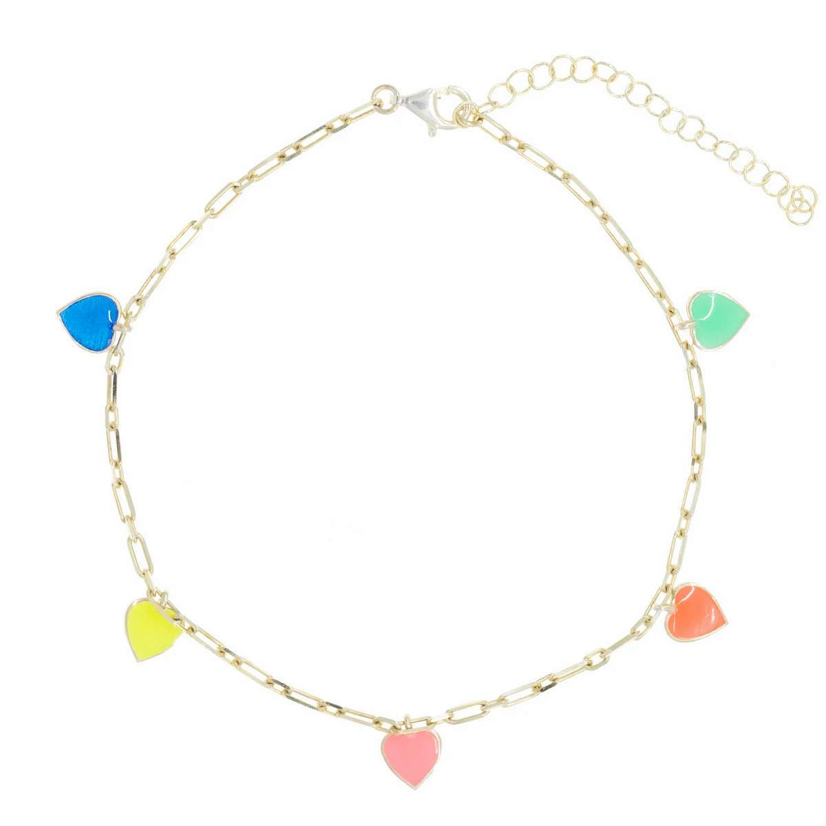 Candy Hearts Anklet