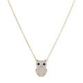 Noctua Crystal Owl Necklace