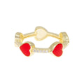 Love After Love Ring in Red