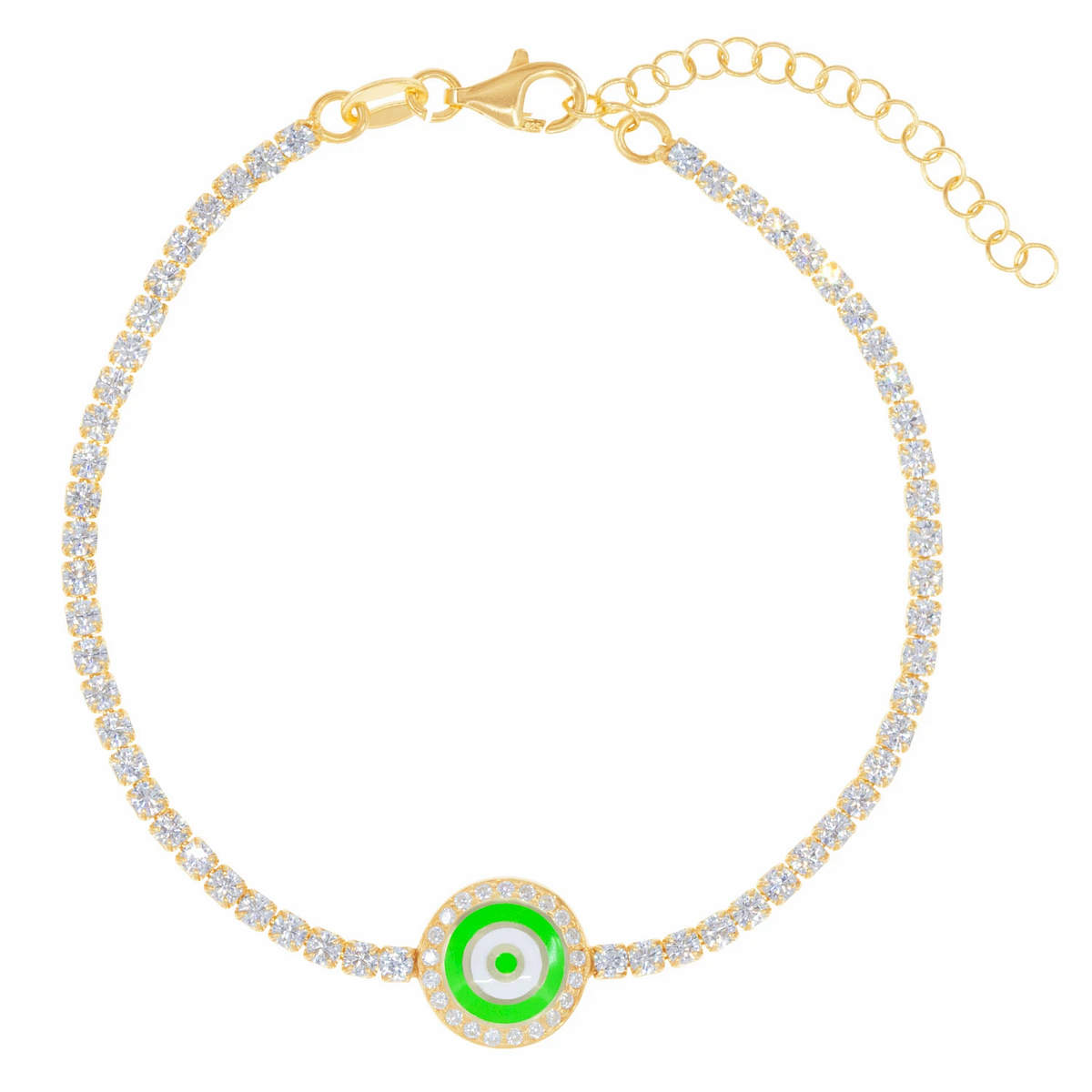 Green Circle Bracelet