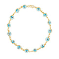 Bluest Eyes Bracelet (14K Gold)