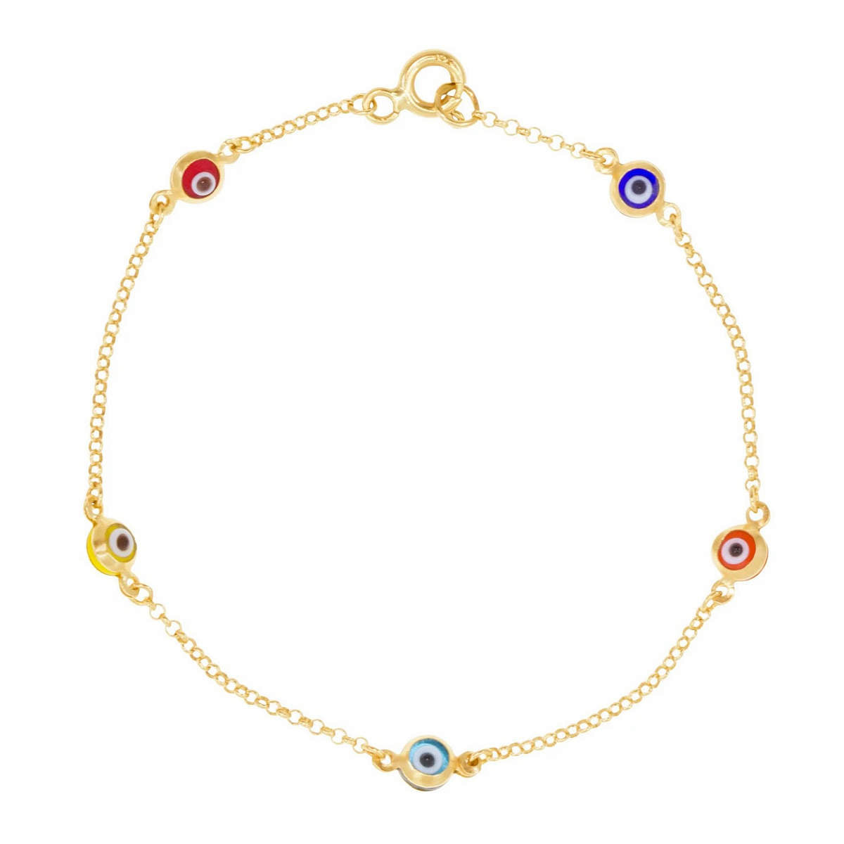 Graceful Eyes Bracelet (14K Gold)