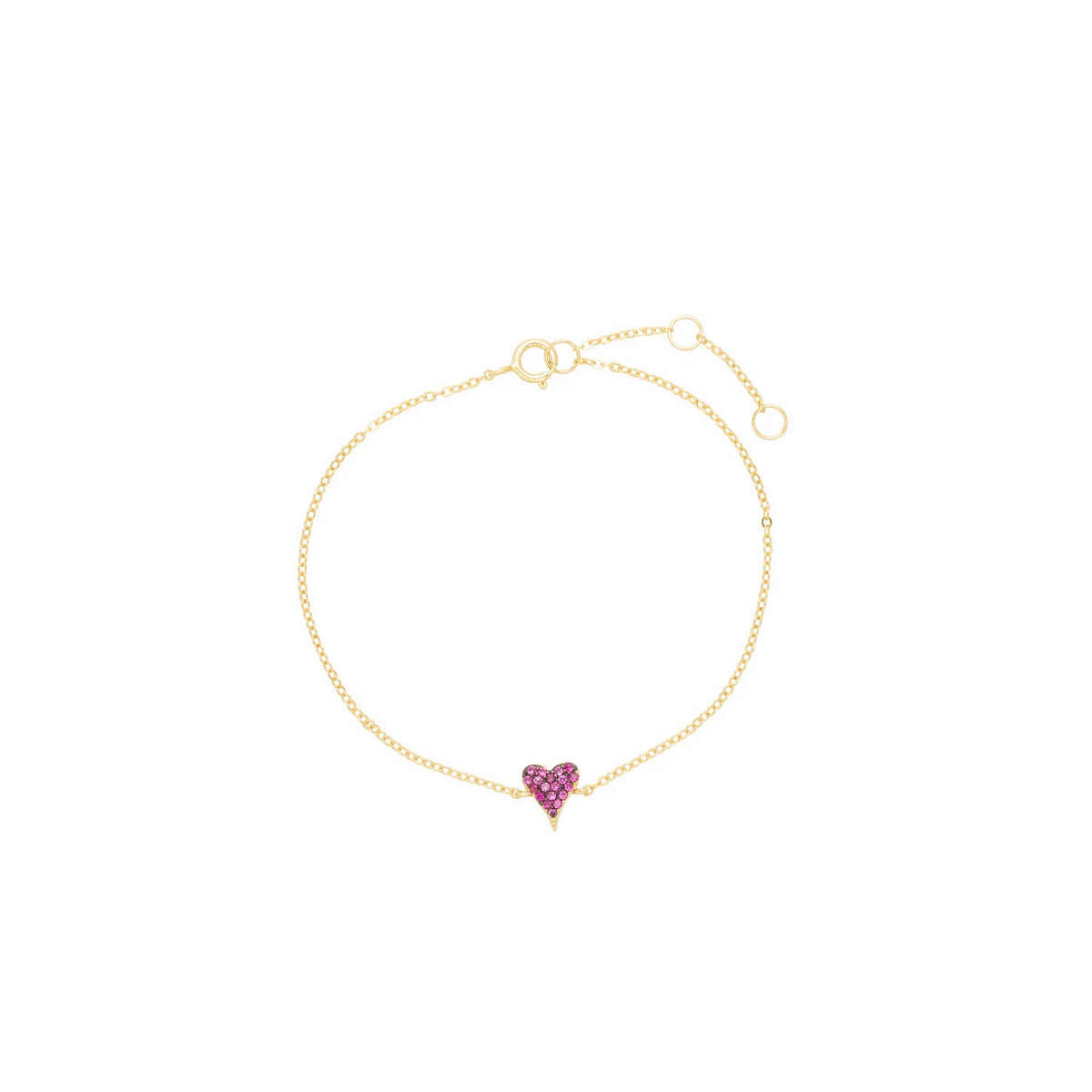 Pink Heart Bracelet