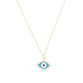 Sky Blue Evil Eye Necklace