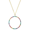 Circular Rainbow Necklace