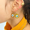 Antique Evil Eye Earrings