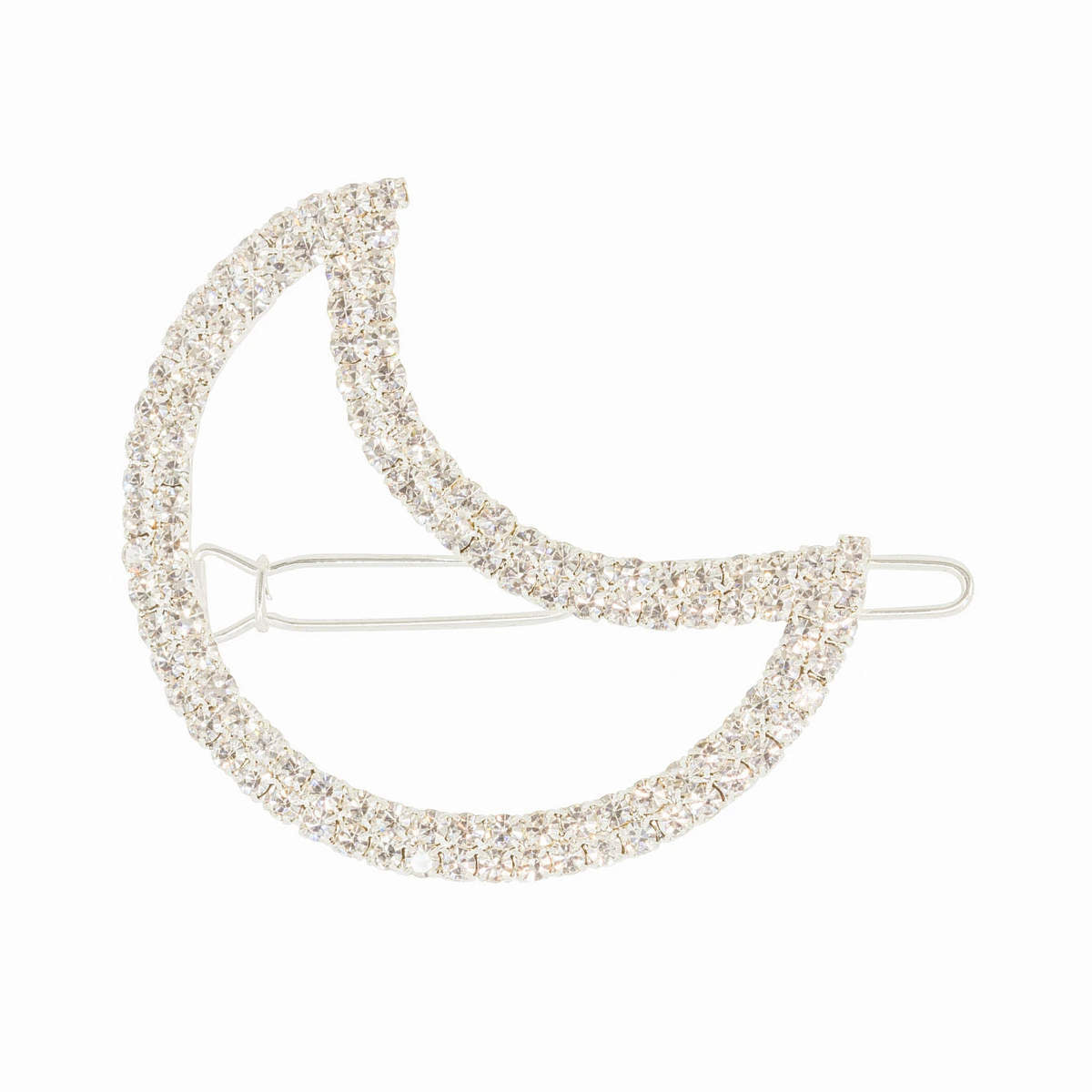 Moon Crescent Crystal Hairpin